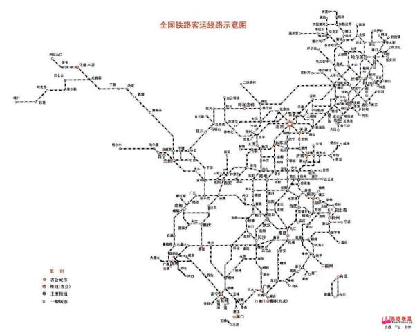 全国最新铁路地图，揭示中国铁路交通的发展与变迁